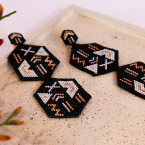 ARETES BOHO HEXAGONALES