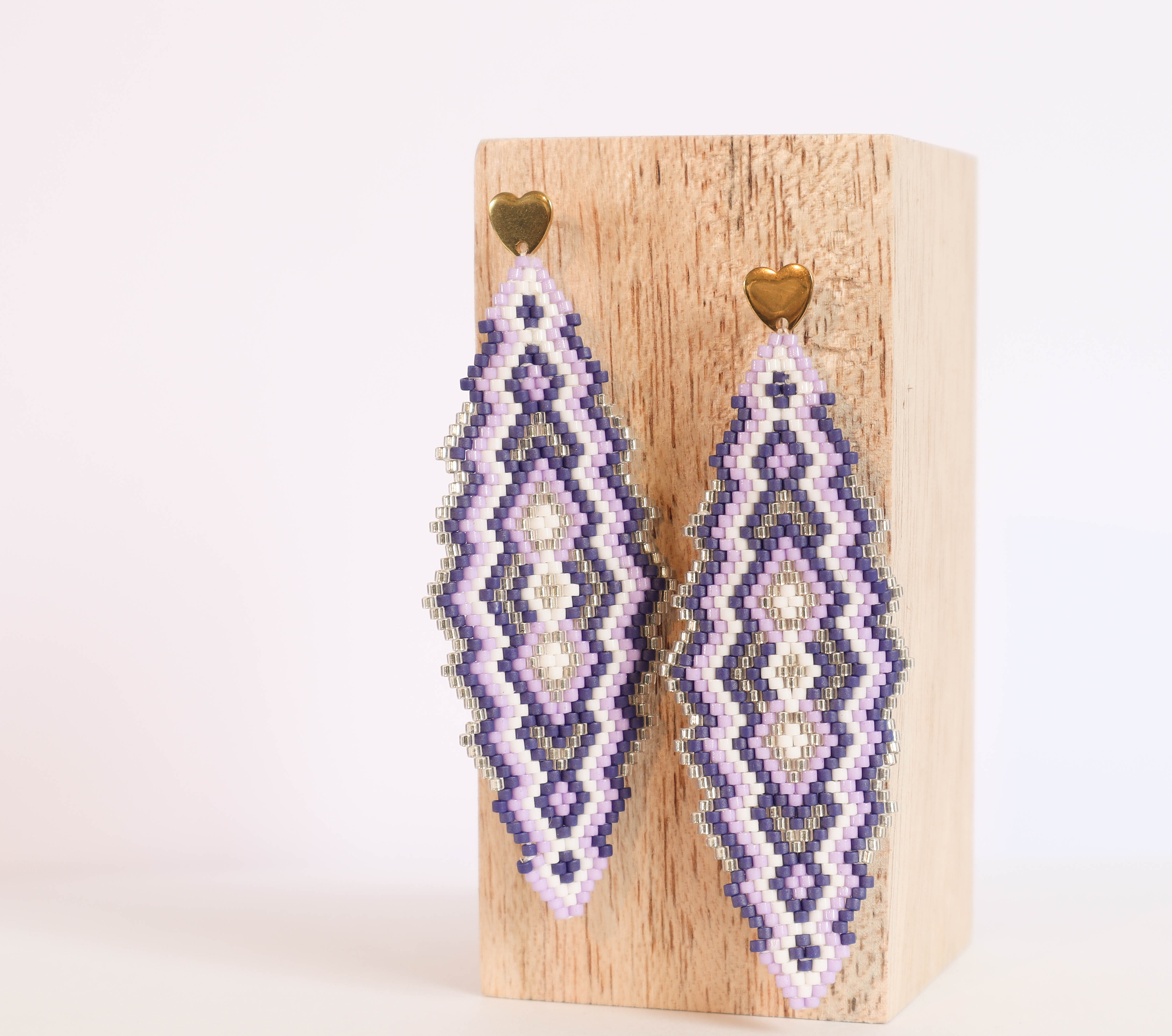ARETES ROMBO FLECHA LARGO