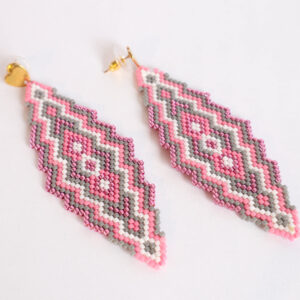 ARETES ROMBO FLECHA LARGO
