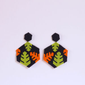 ARETES HEXAGONO HOJA BALAZO