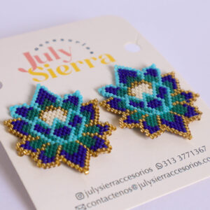 ARETES FLOR DE LOTO