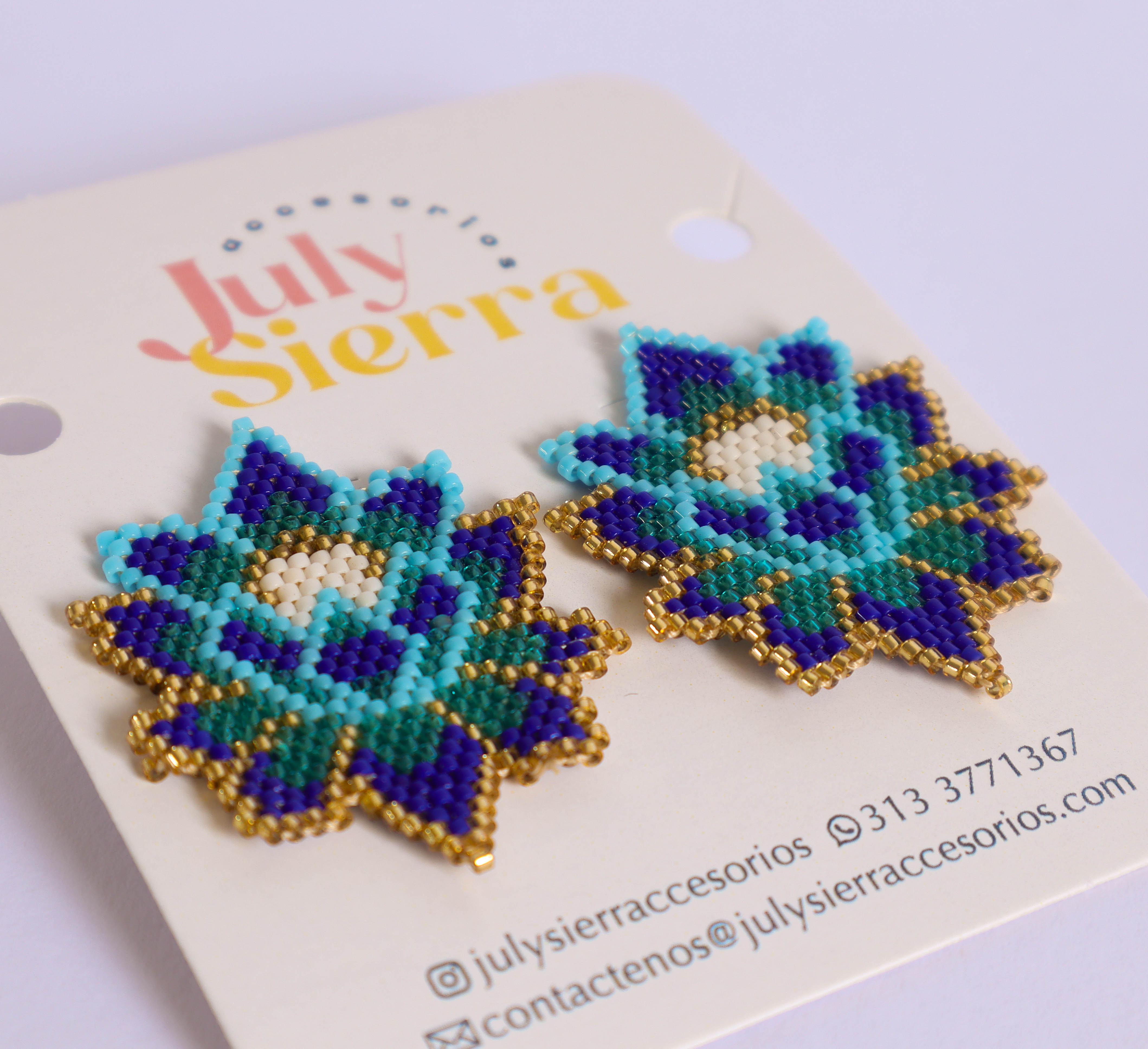 ARETES FLOR DE LOTO