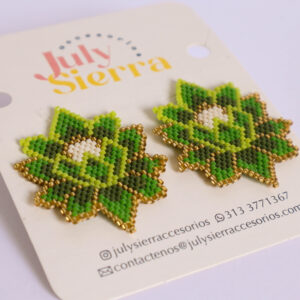 ARETES FLOR DE LOTO