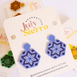 ARETES MINIHEXAGONO ESTRELLA