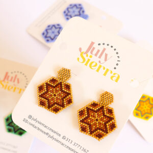 ARETES MINIHEXAGONO ESTRELLA