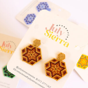 ARETES MINIHEXAGONO ESTRELLA