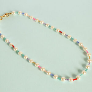 COLLAR PERLAS MULTICOLOR